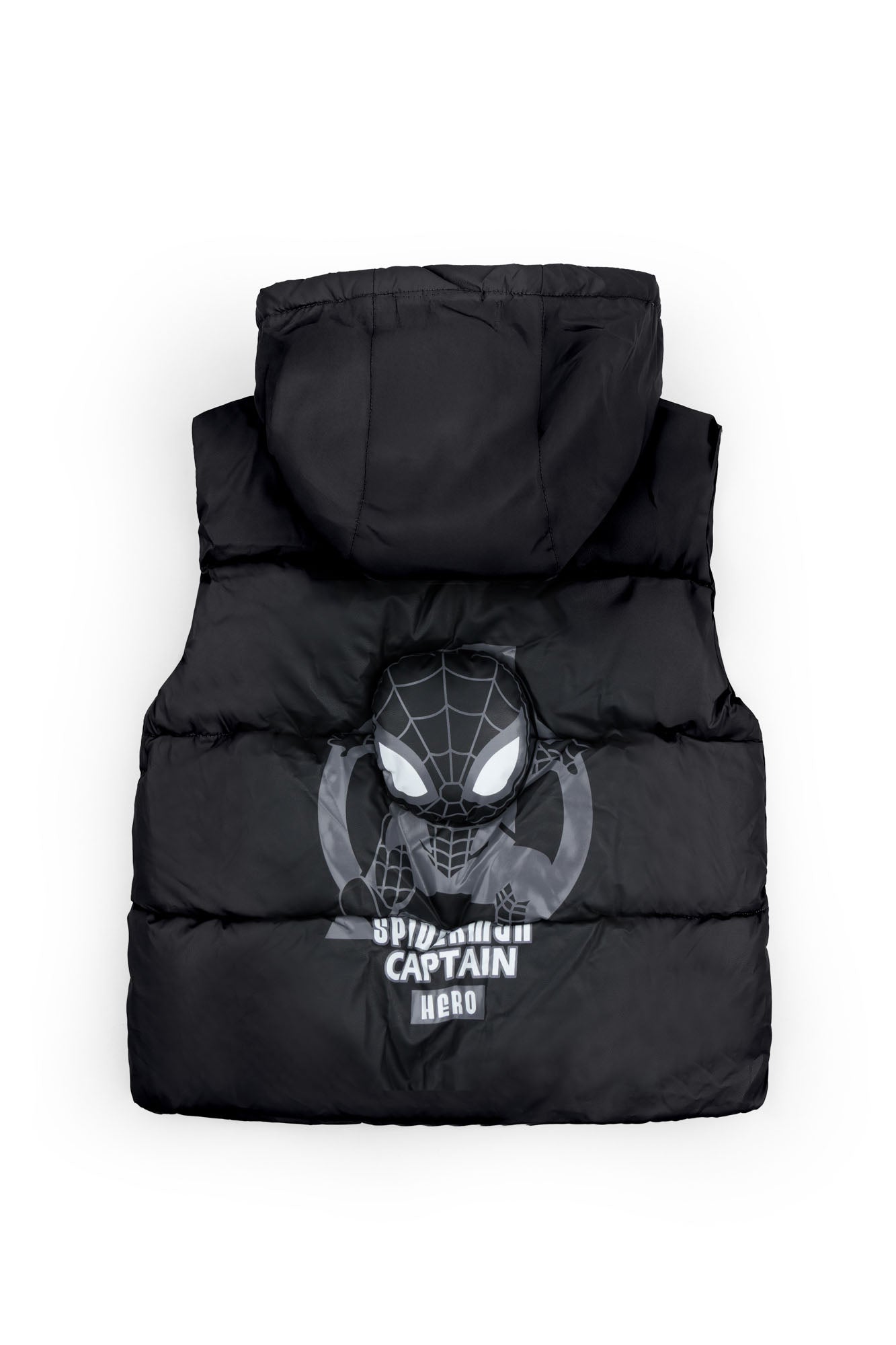 Spiderman Sleeveless Puffer Jacket