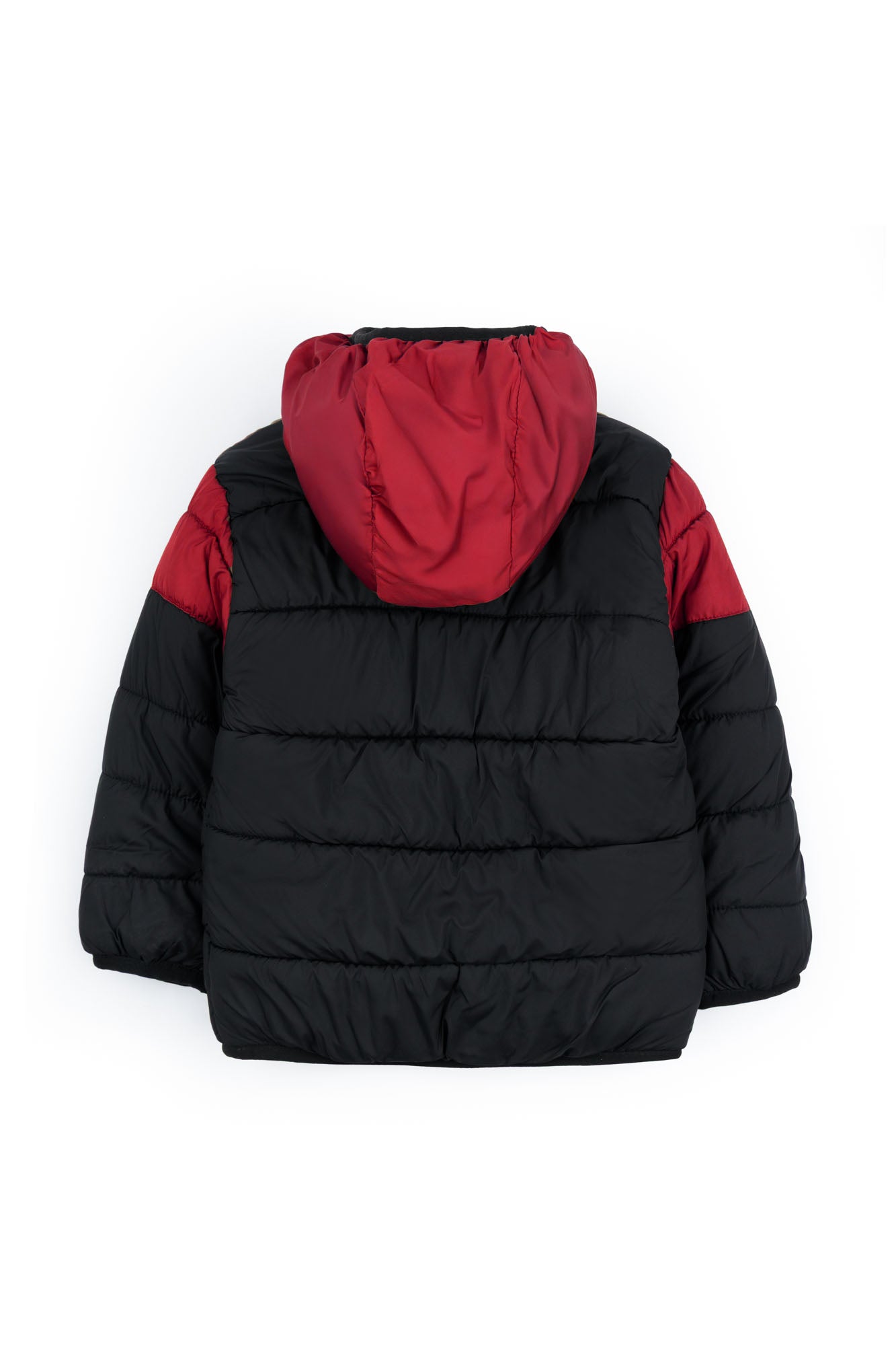 Color Block Puffer Jacket