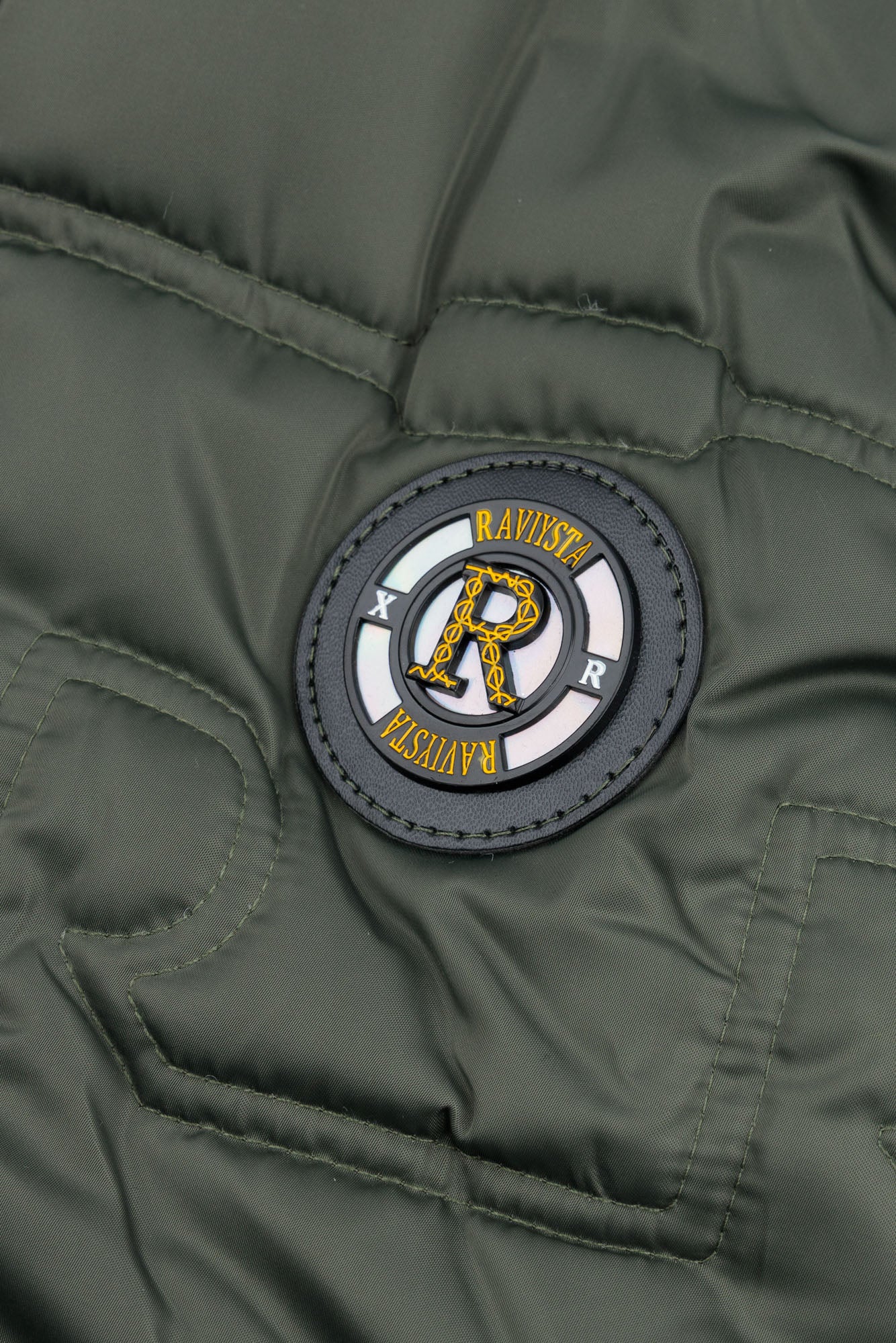 Olive Sleeveless Puffer Jacket