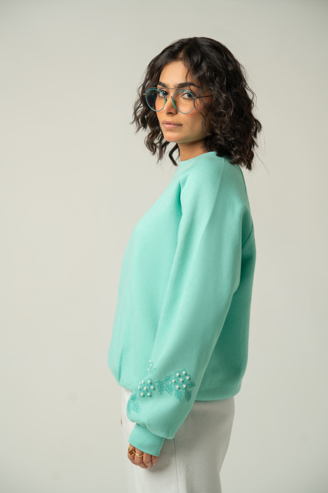 Floral Print Sweatshirt
