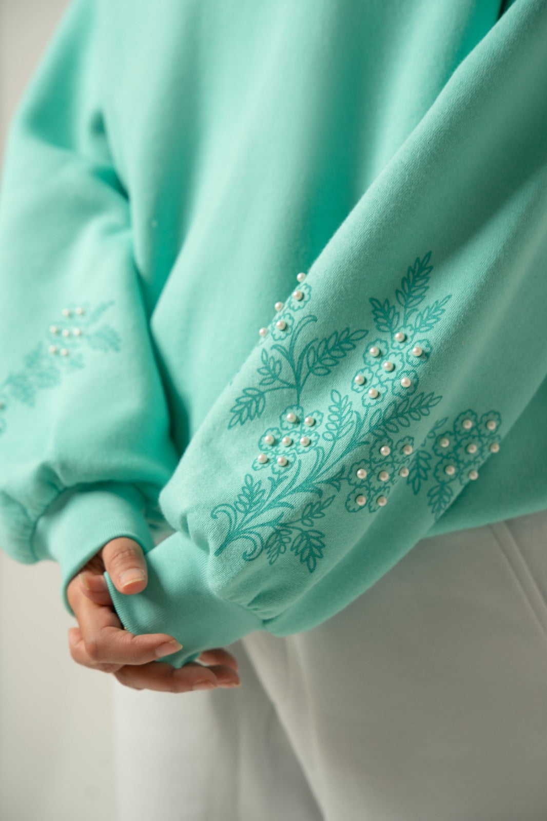 Floral Print Sweatshirt