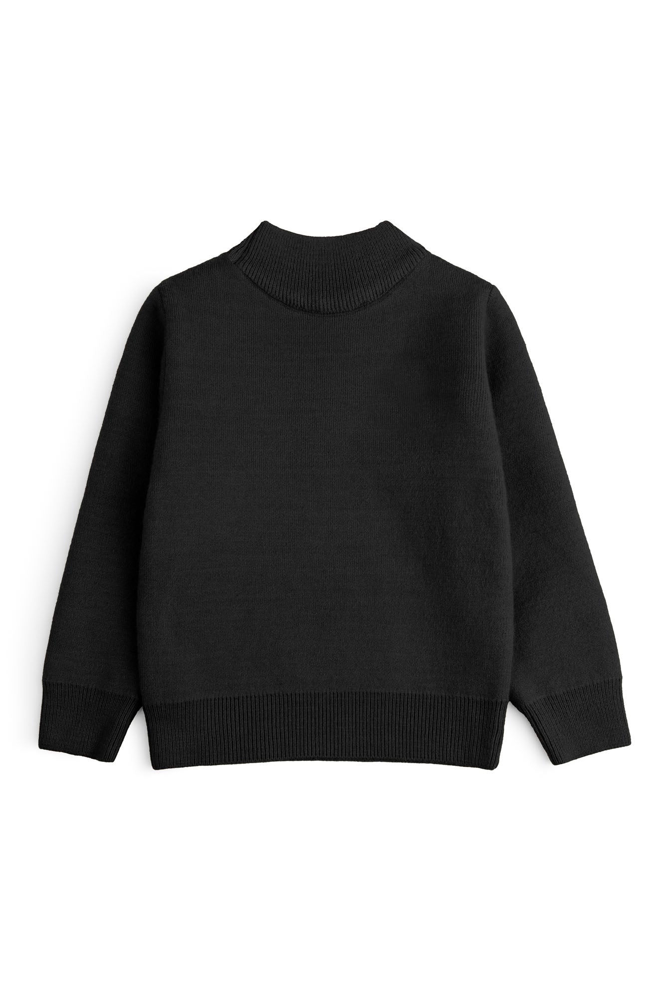 Black Smiley Face Sweater