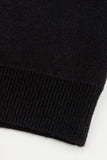 Black Smiley Face Sweater