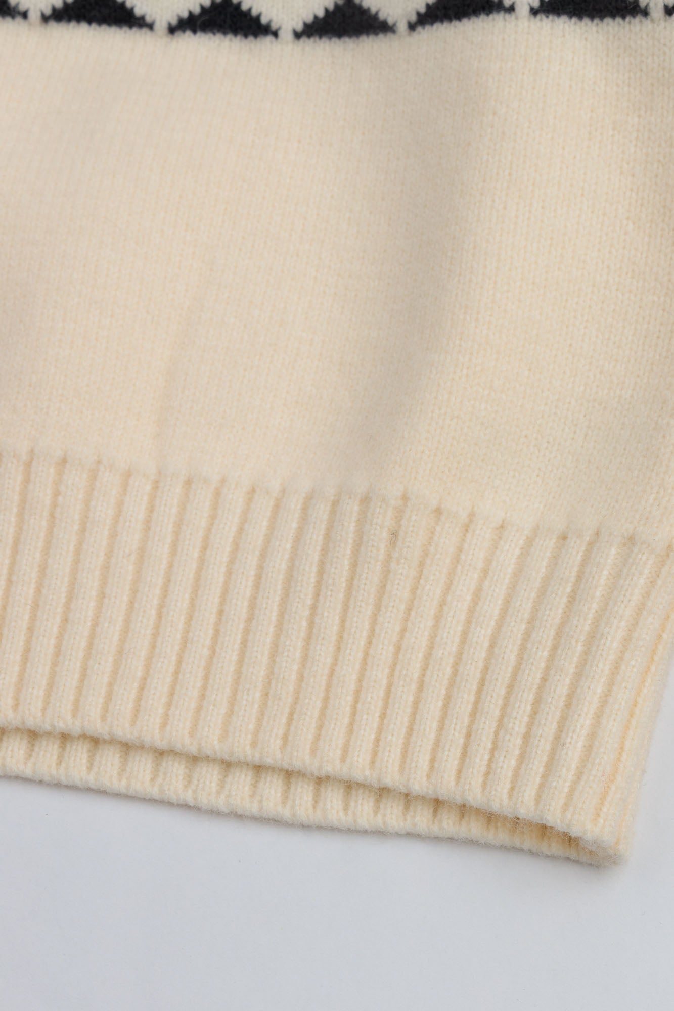 Fair Isle Mock Neck Sweater