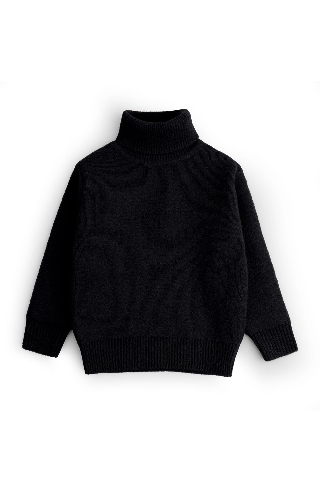 Classic Black Turtleneck Sweater