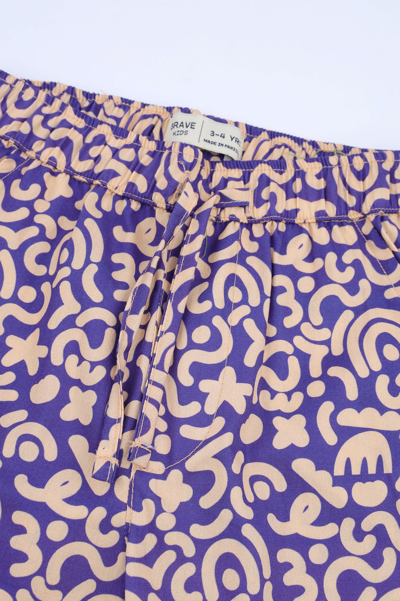 Boys’ Abstract Doodle Printed Shorts