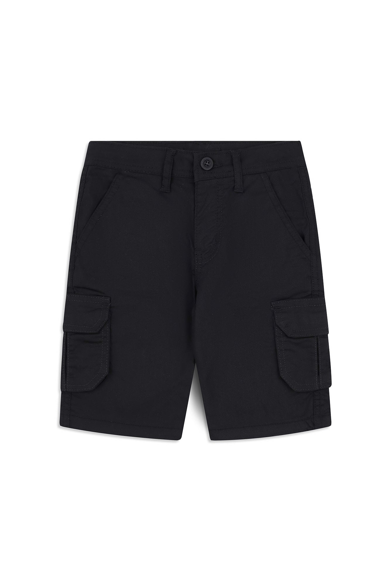 Boys’ Black Cargo Shorts