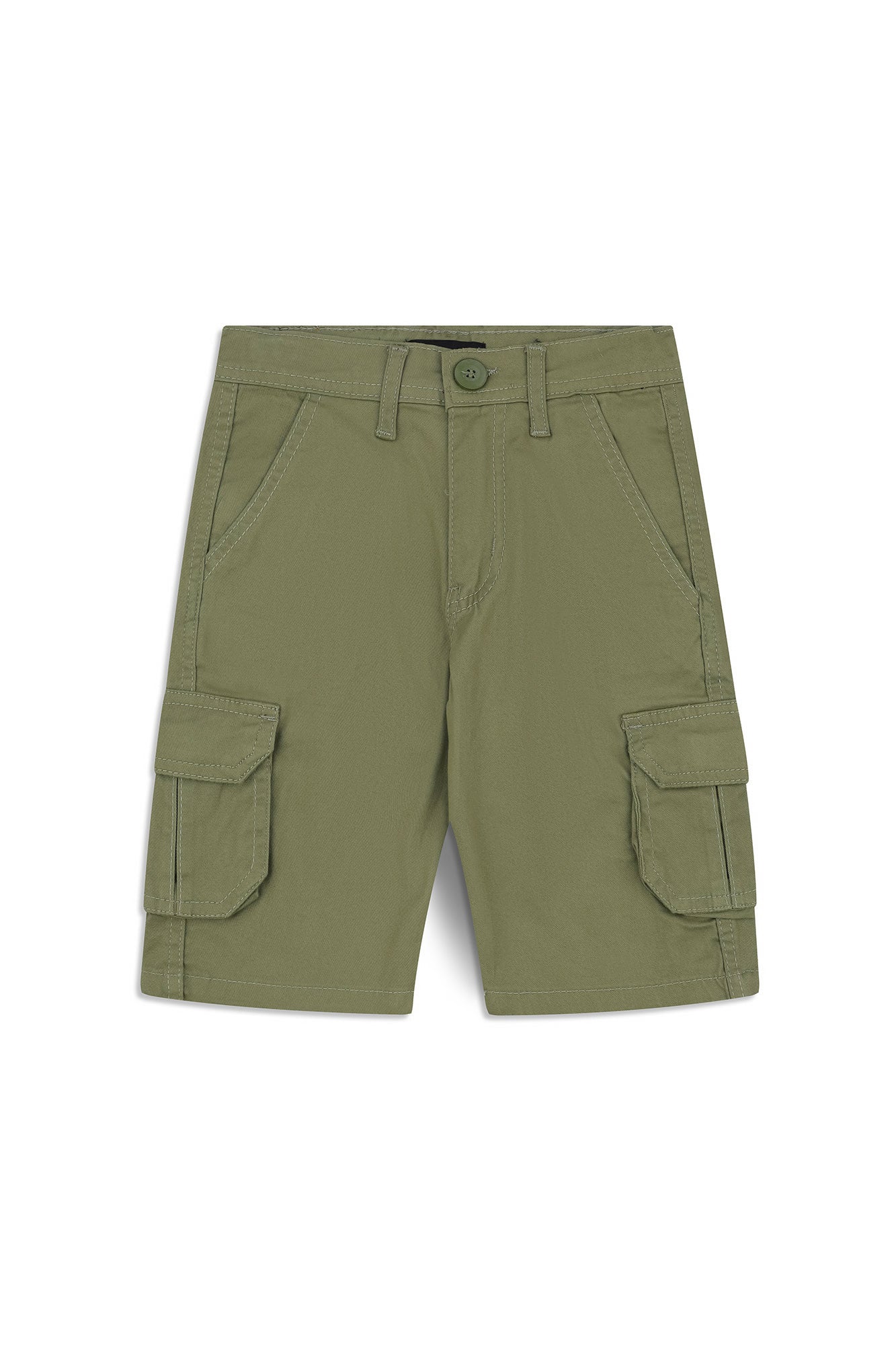 Boys’ Green Cargo Shorts