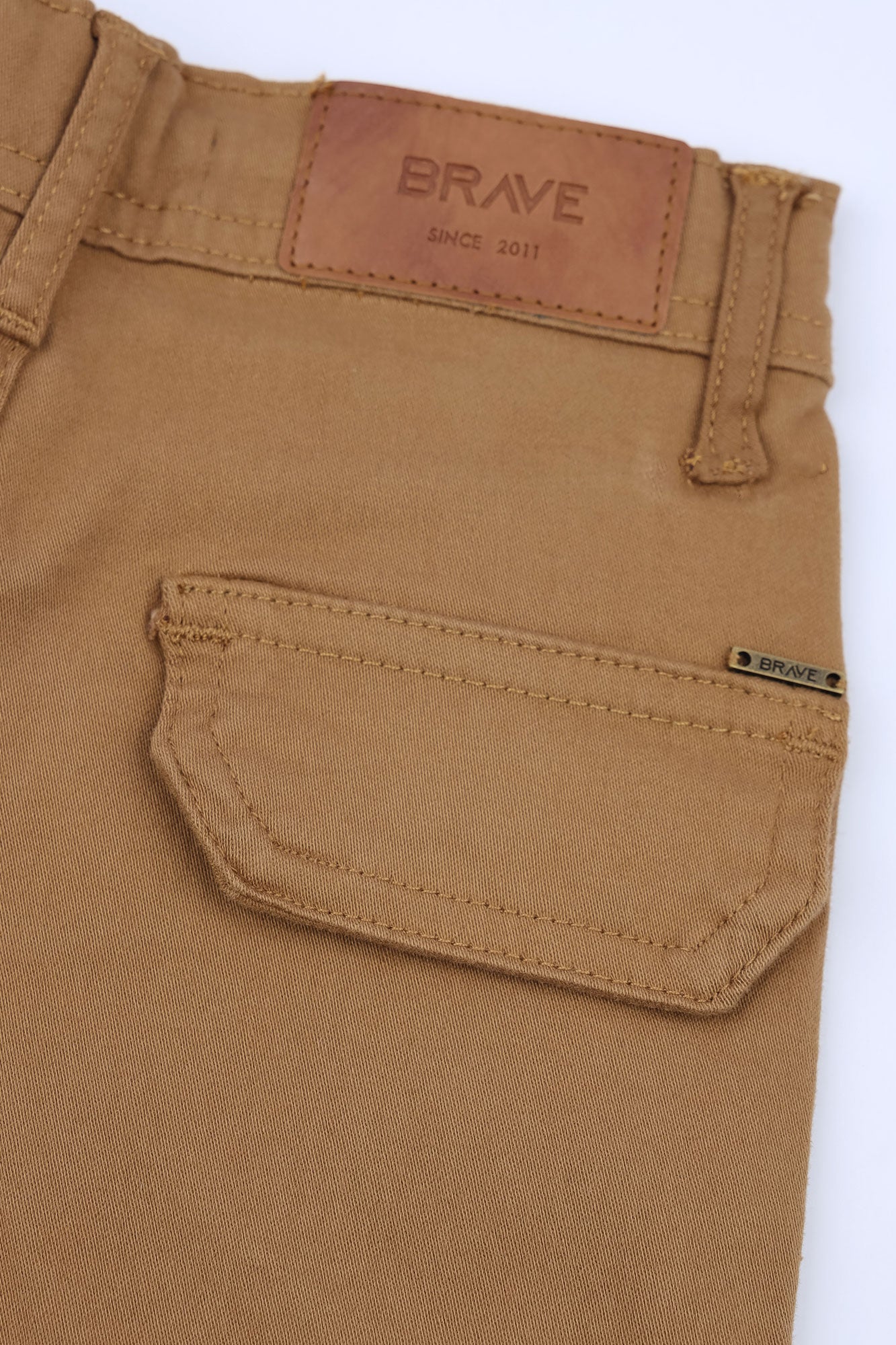 Boys’ Camel Cargo Shorts