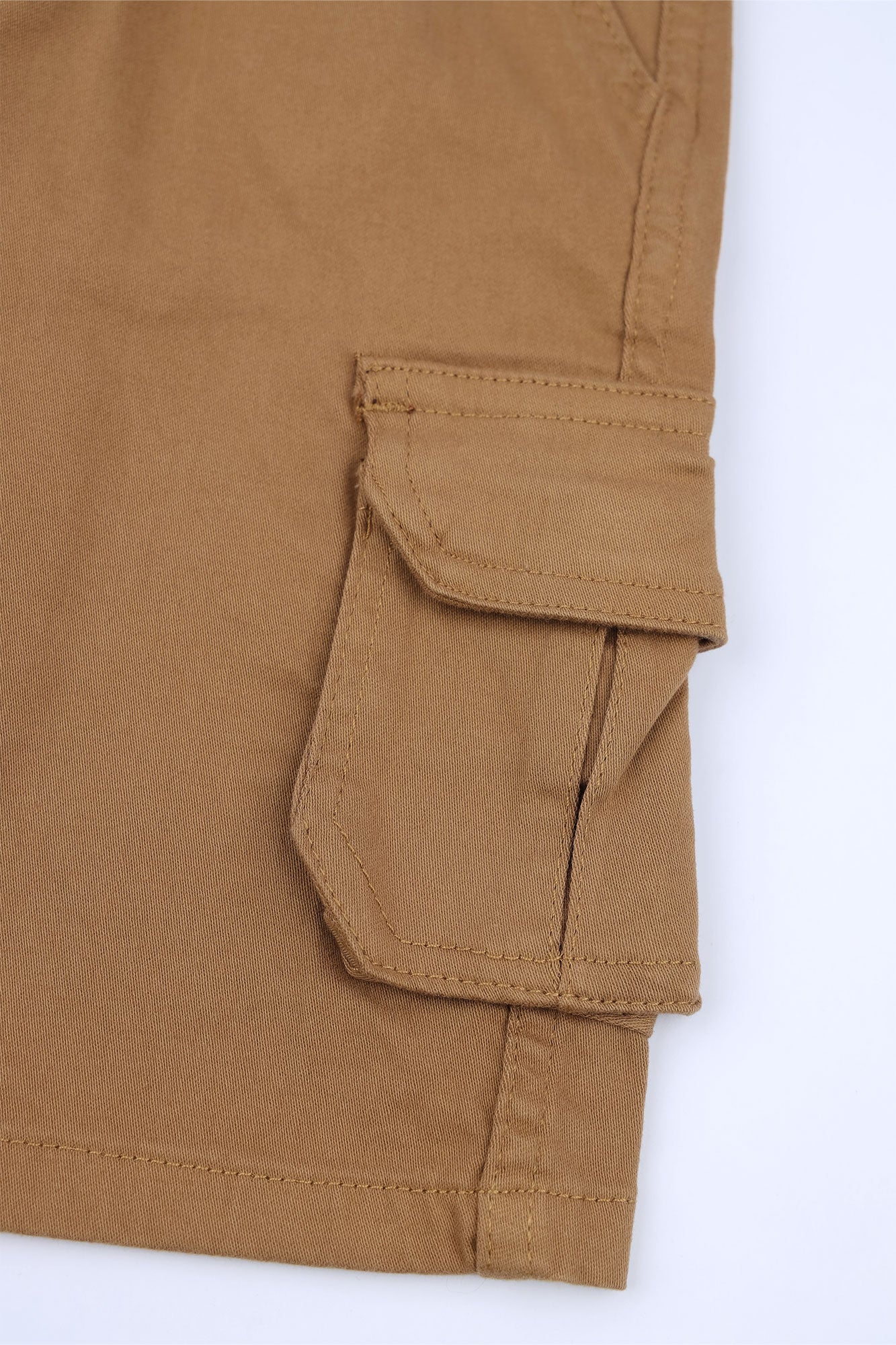 Boys’ Camel Cargo Shorts
