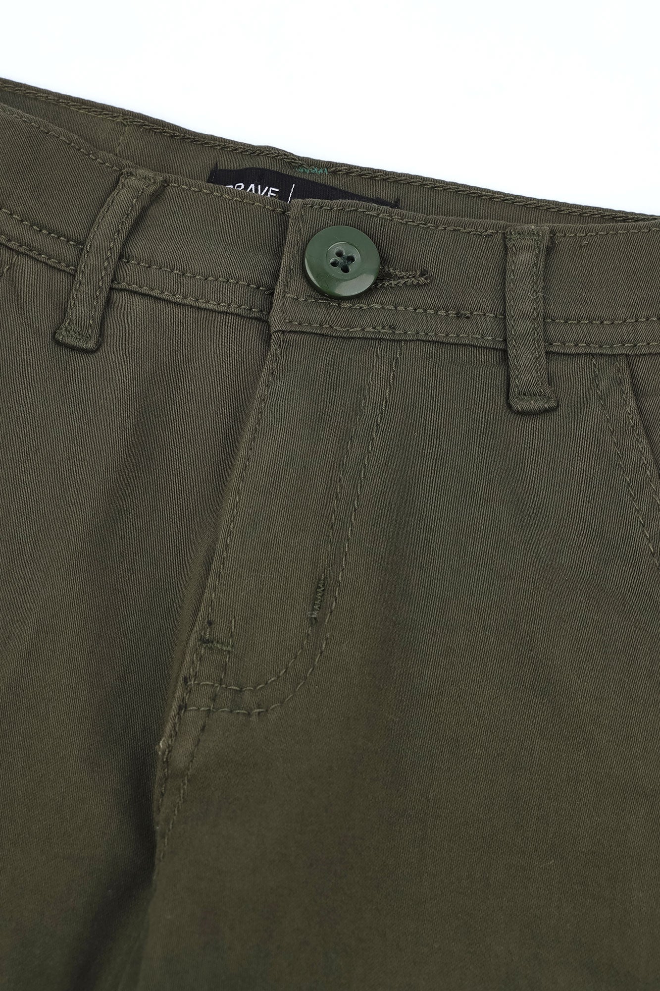Boys’ Olive Cargo Shorts