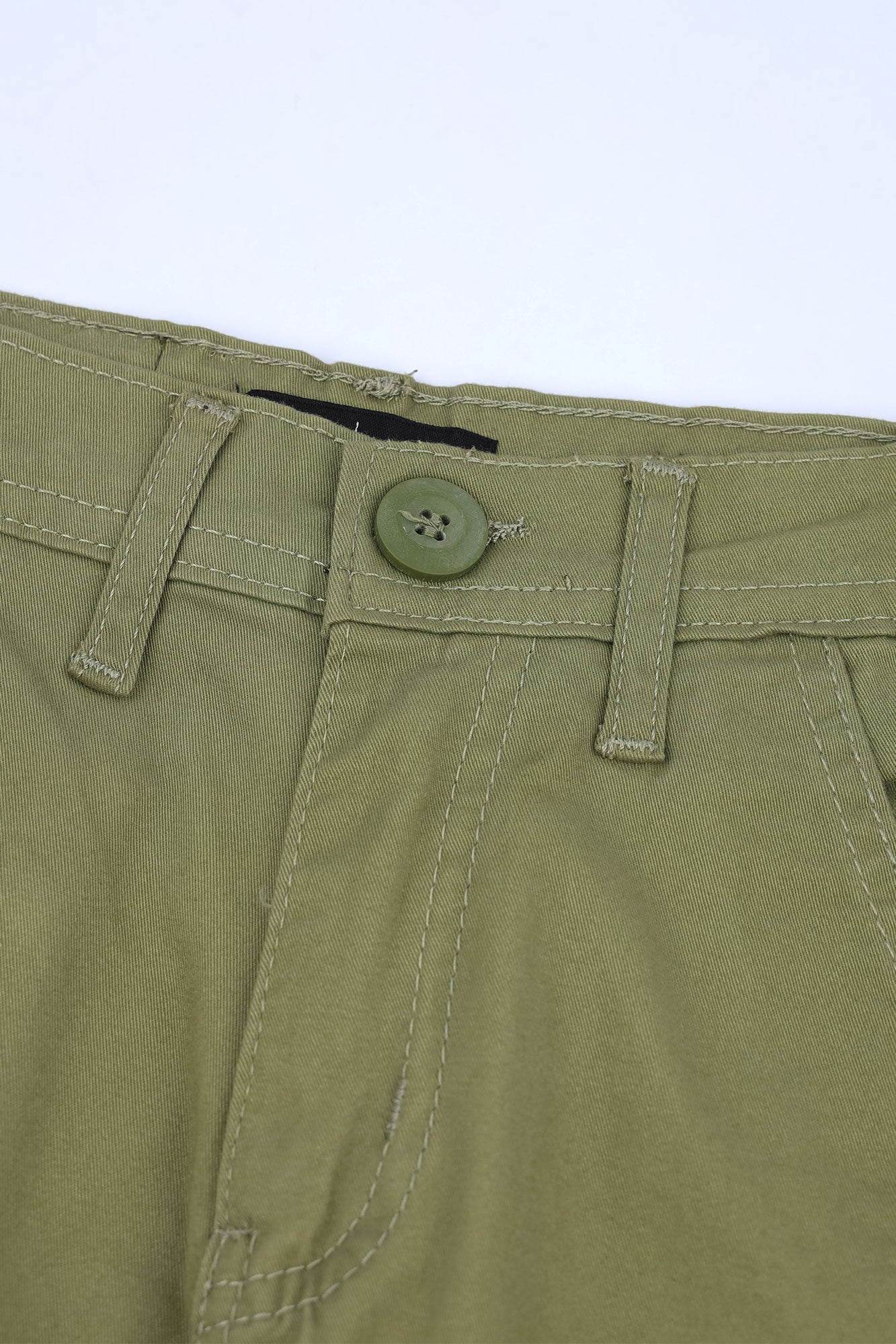 Boys’ Green Cargo Shorts