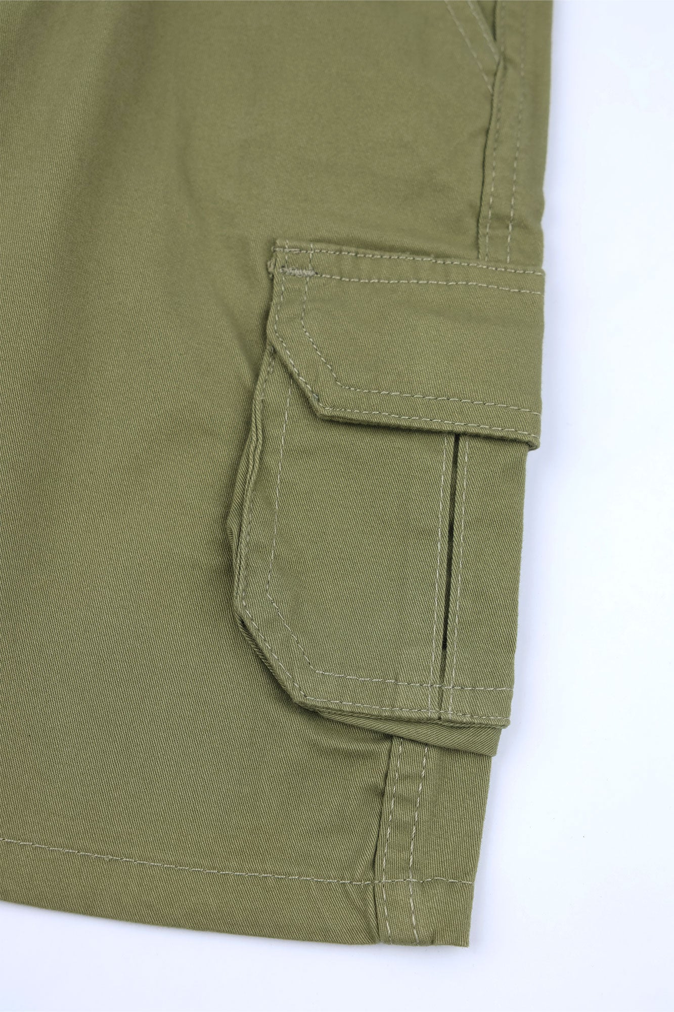 Boys’ Green Cargo Shorts