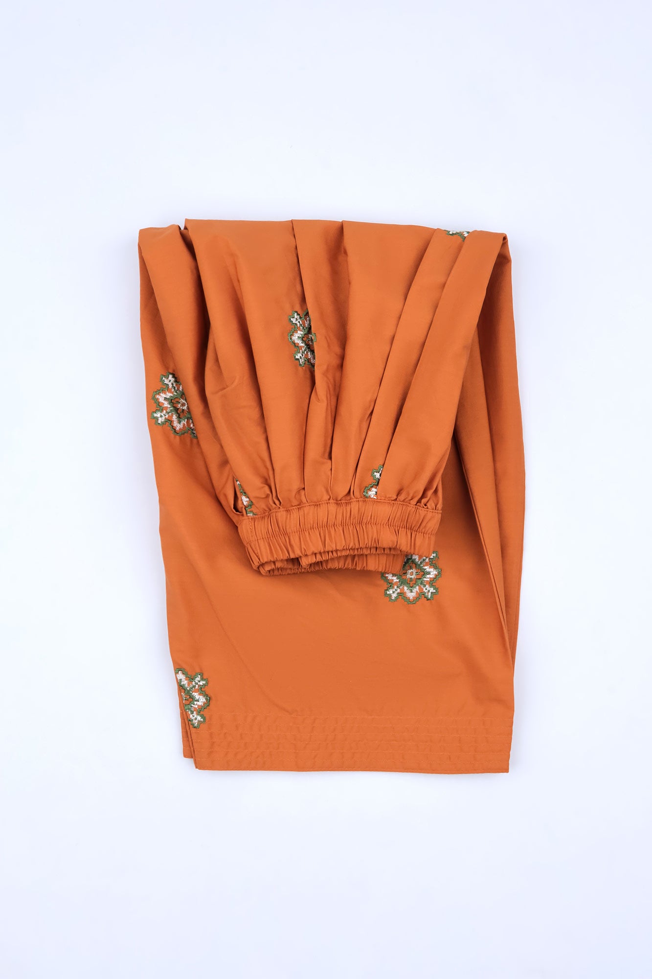 Girls' Rust Embroidered Tassel Set