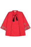 Girls' Embroidered Tassel Set