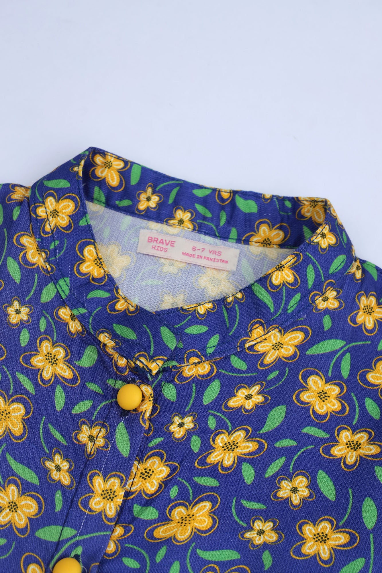 Girls' Floral Print Woven Cotton Co-Ord Set