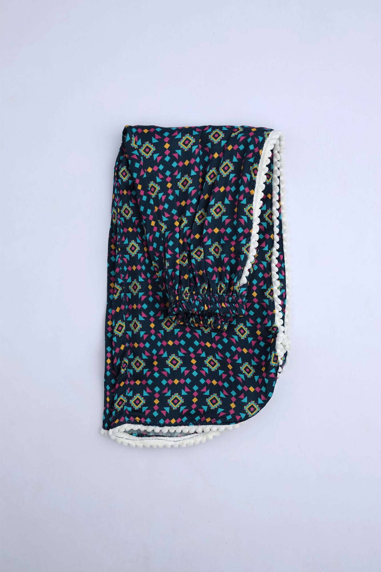 Girls' Black Tribal Geometric Co-Ord Set