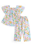 Girls' Multi-Floral Butterfly Set