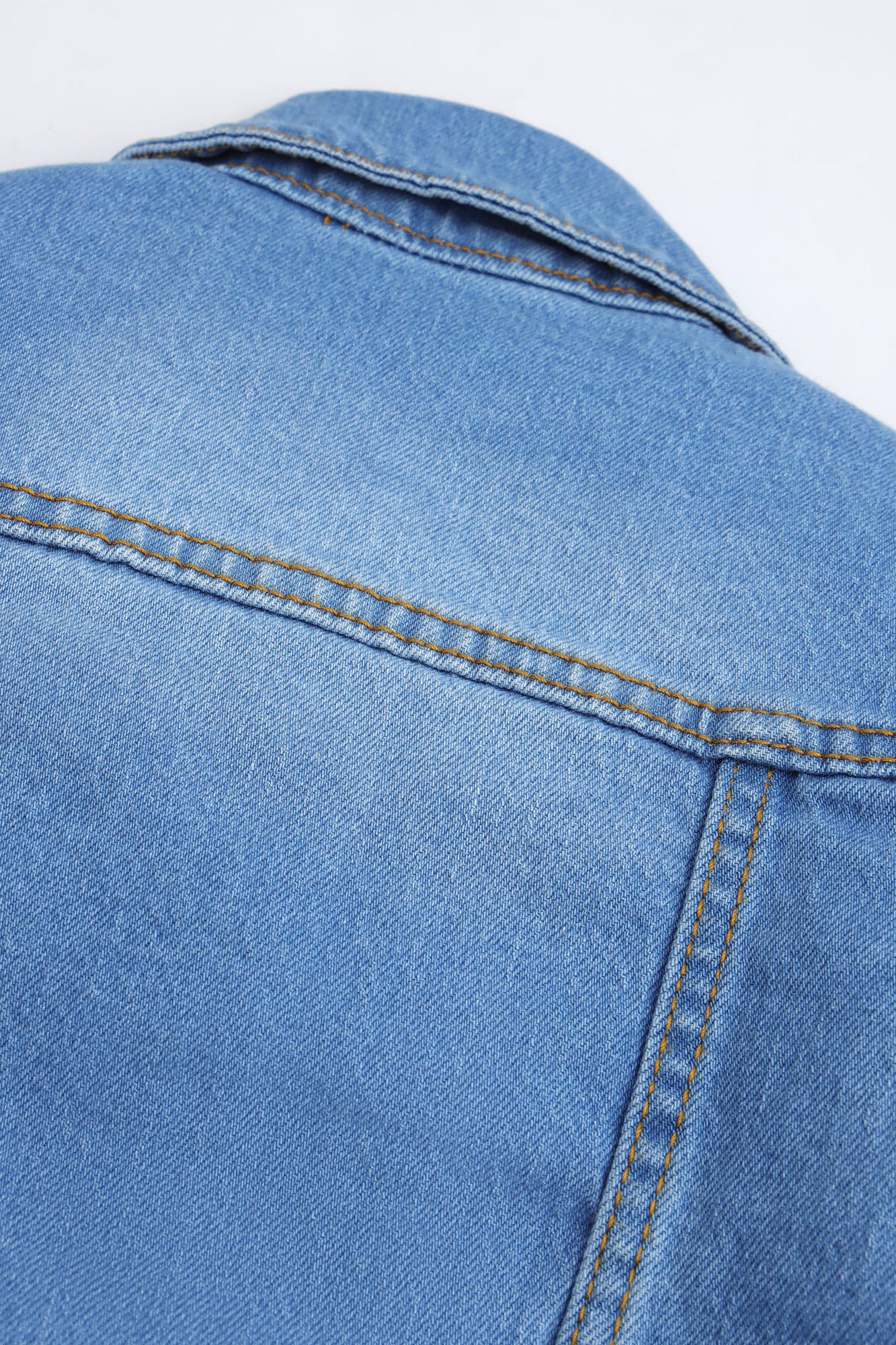 Heart Embroidered Denim Jacket
