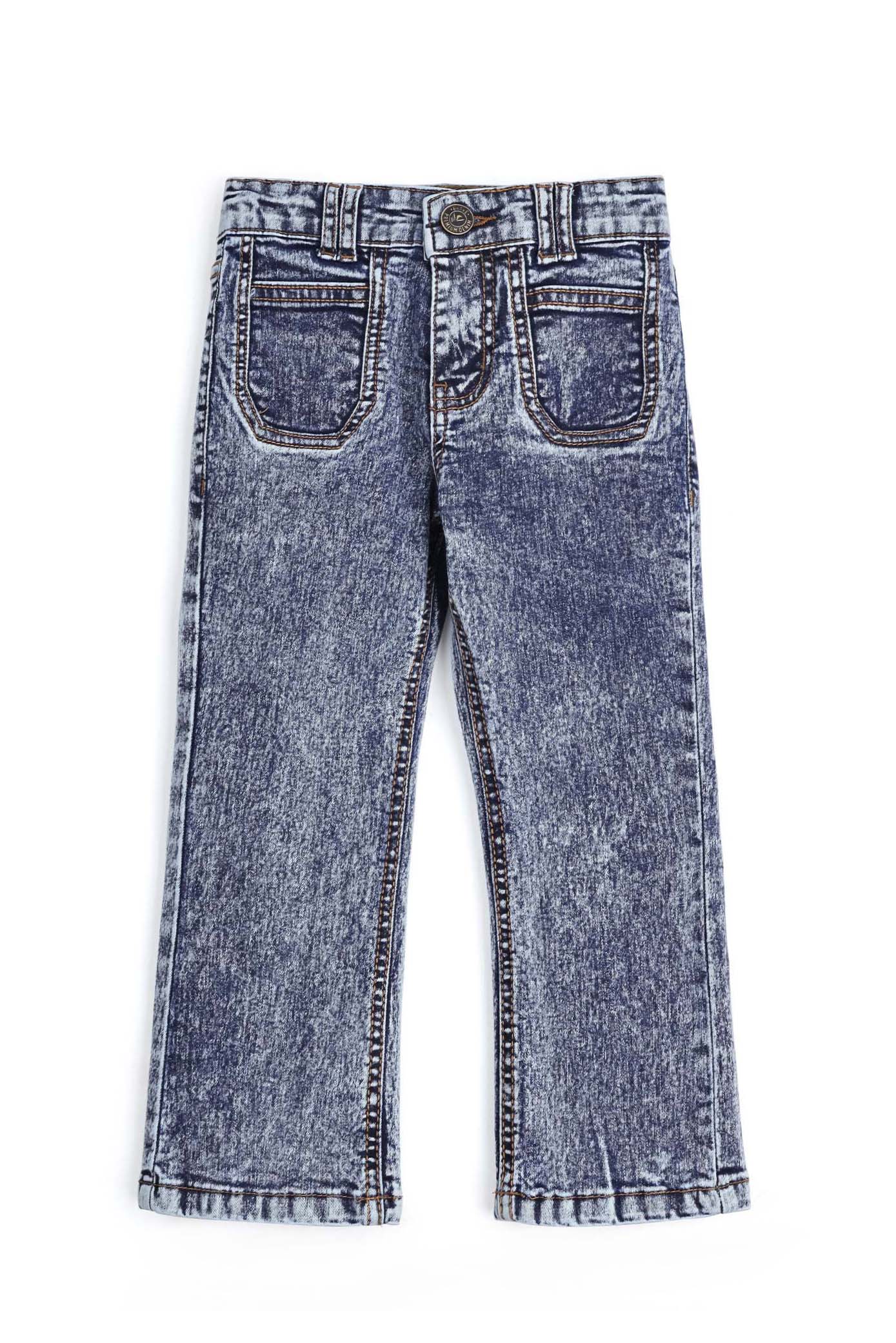 Girls Acid Wash Denim