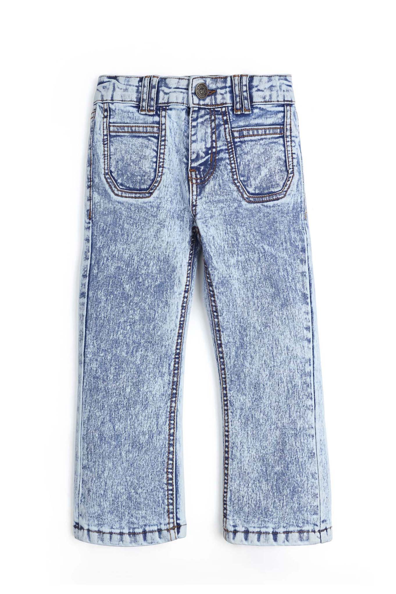 Girls Acid Wash Denim