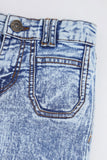 Girls Acid Wash Denim