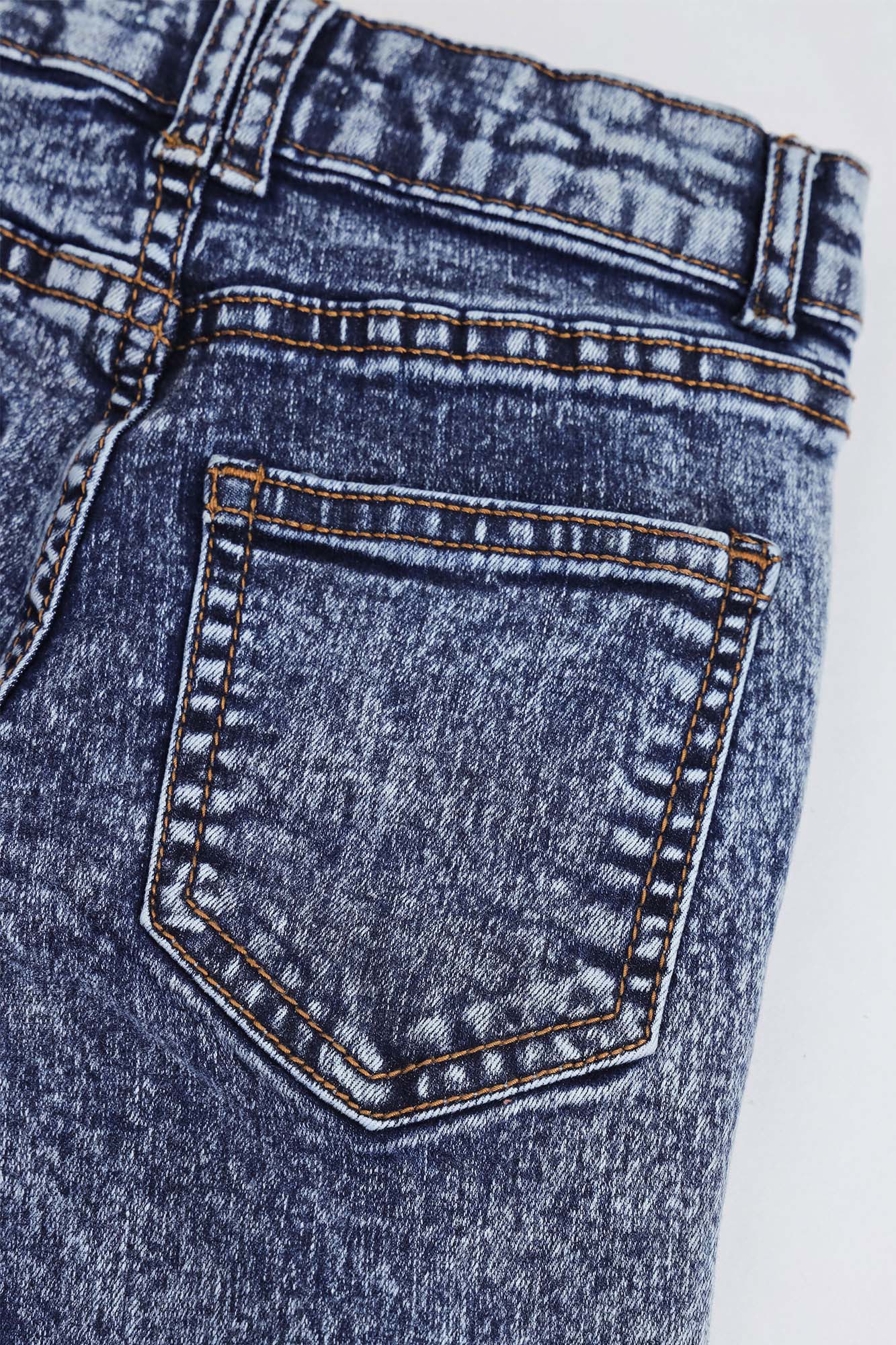 Girls Acid Wash Denim