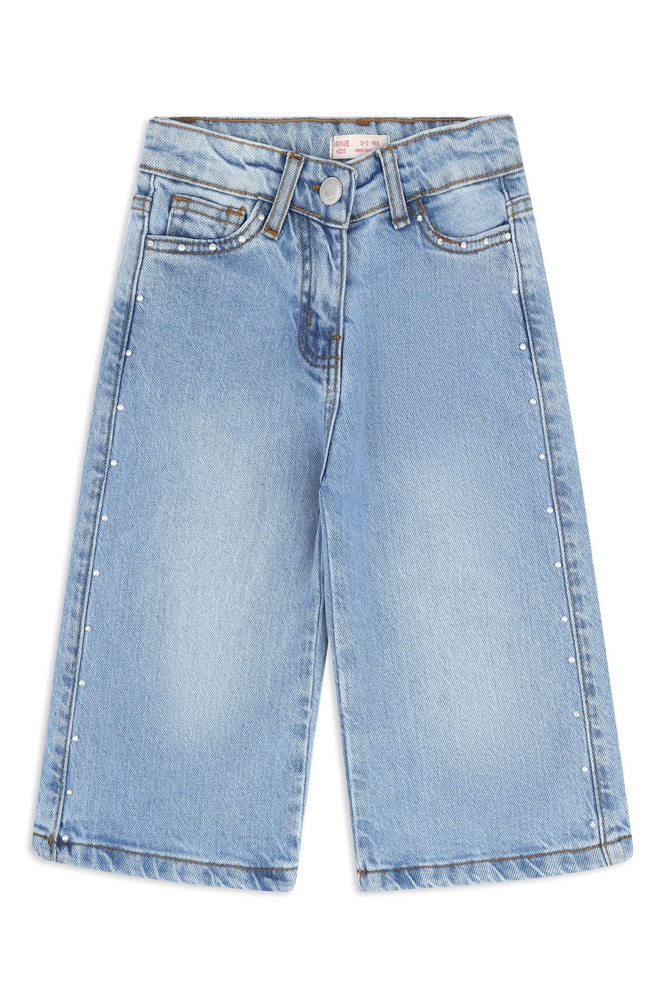 GIRLS EMBELLISHED DENIM