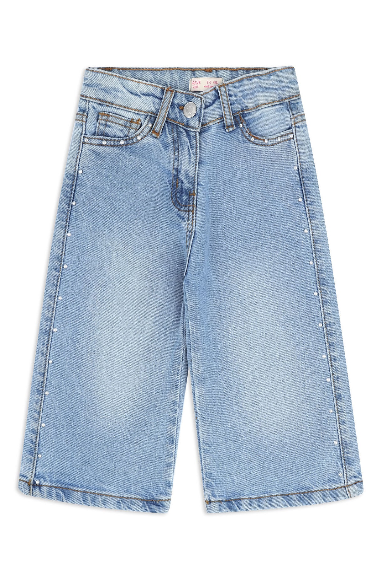 GIRLS EMBELLISHED DENIM