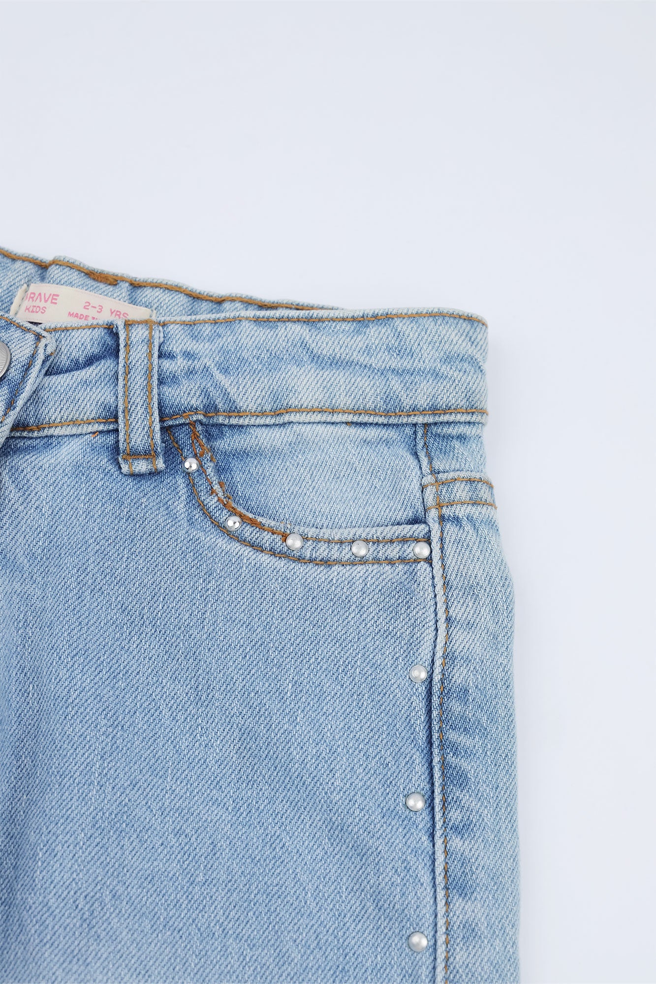 GIRLS EMBELLISHED DENIM
