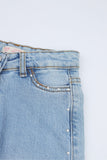 GIRLS EMBELLISHED DENIM
