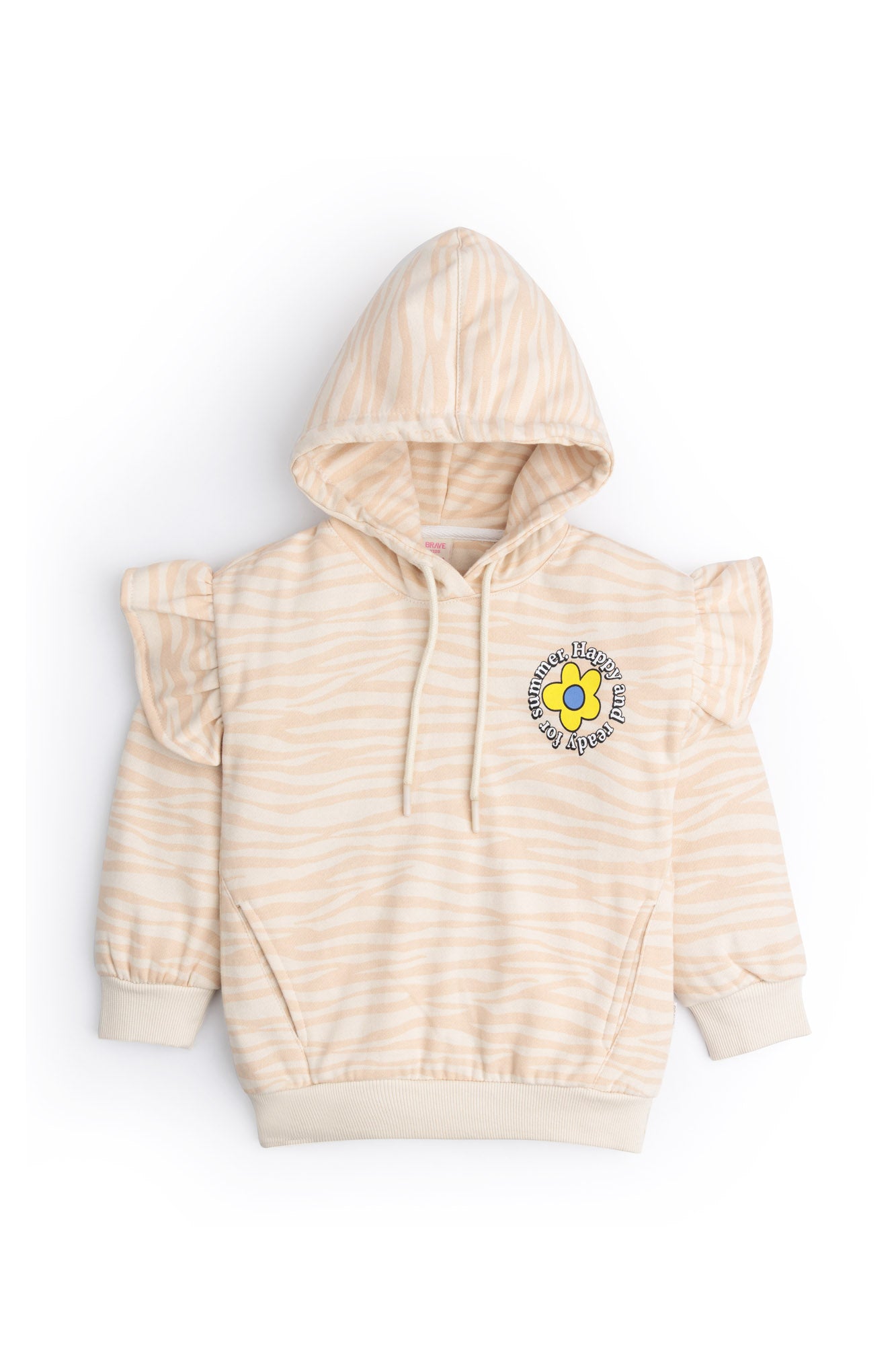 Skin Playful Ruffle Sleeve Hoodie