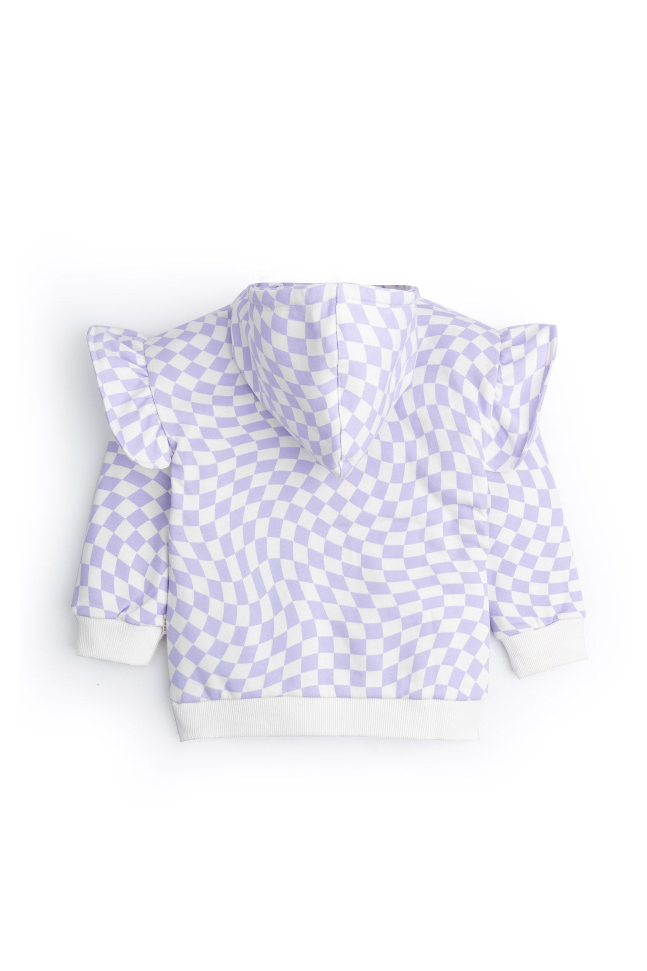 Playful Ruffle Sleeve Hoodie