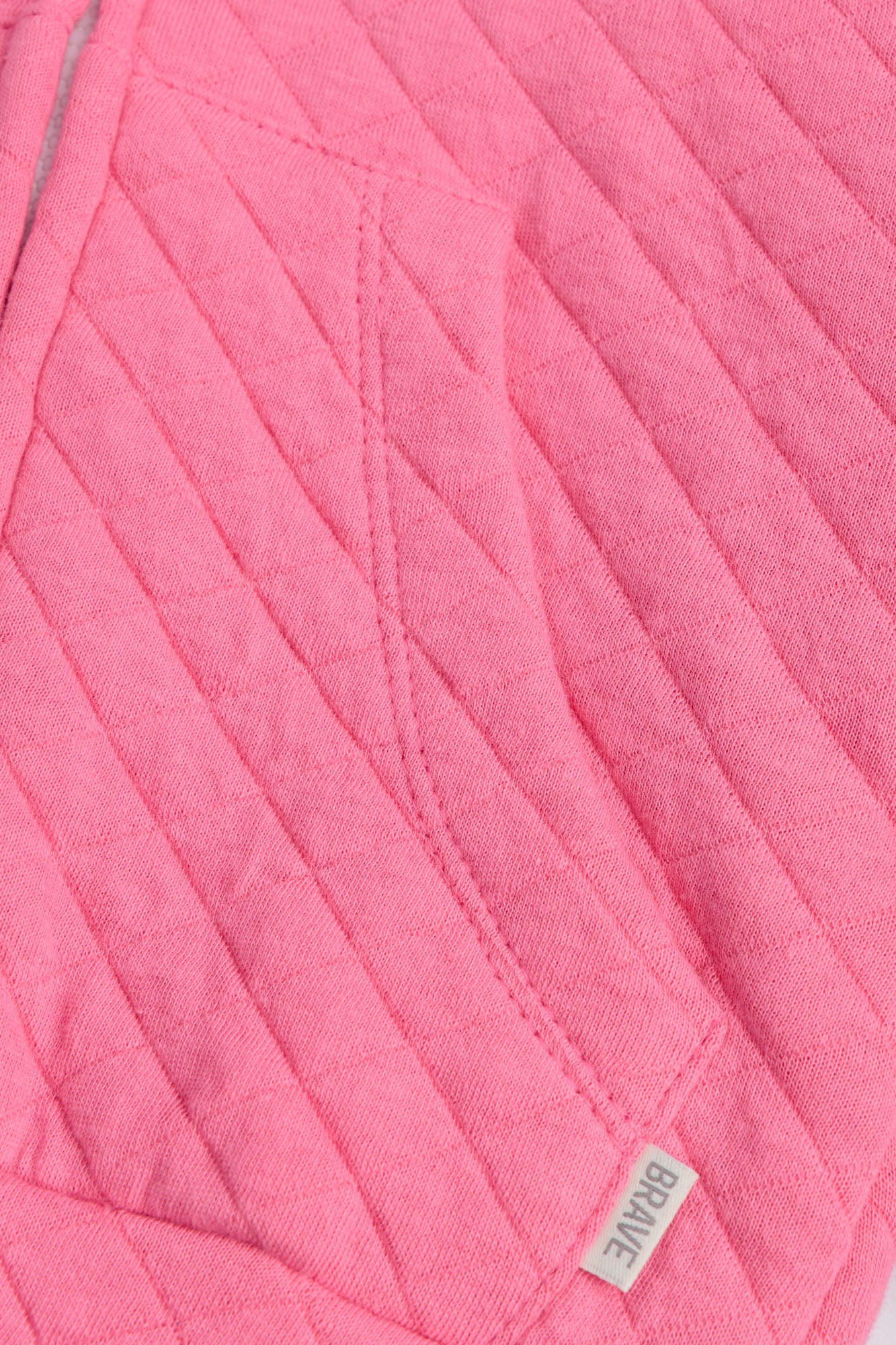 Ruffle Sleeve Quilted Zip-Up Hoodie