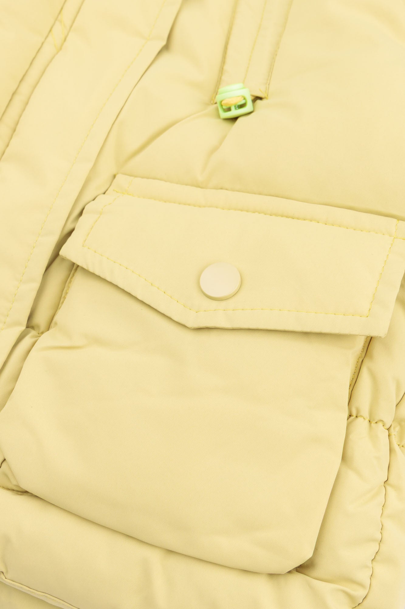 Lemon Quilted Puffer Jacket