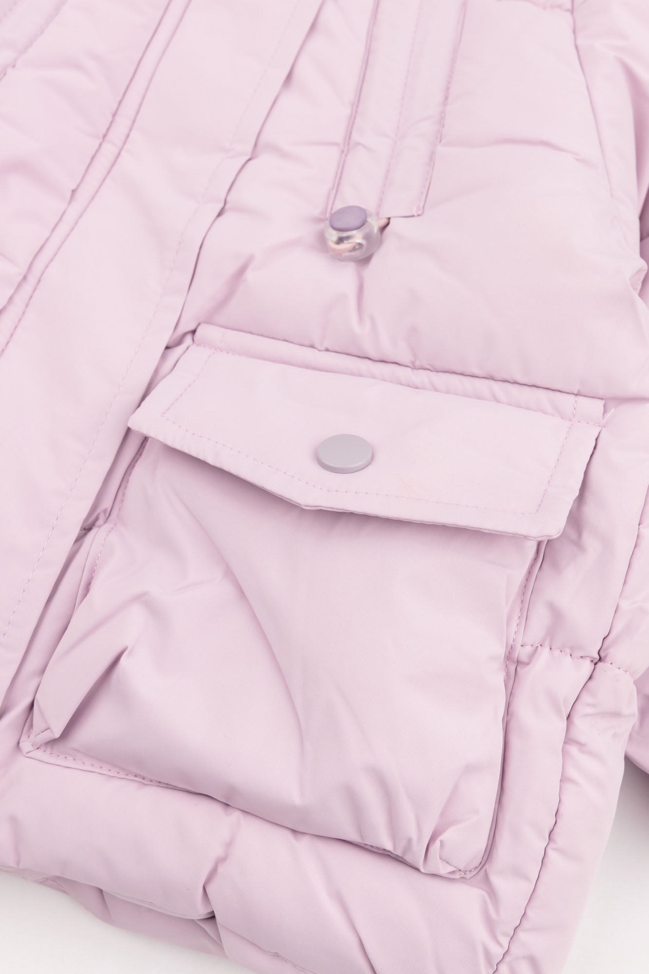 Lavender Quilted Puffer Jacket