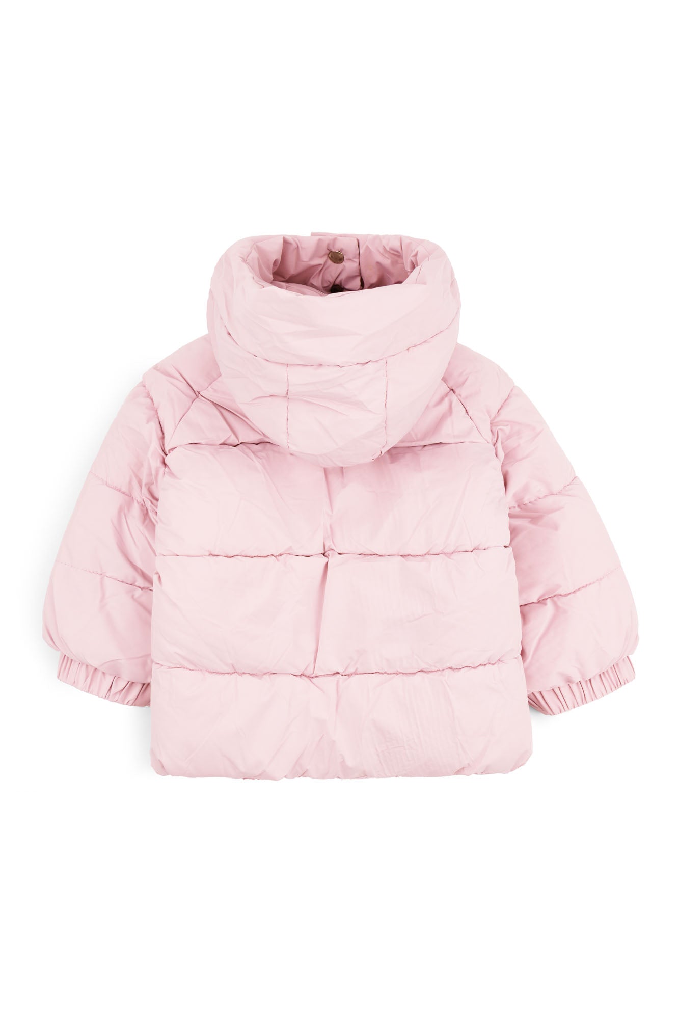 Baby Pink Quilted Puffer Jacket