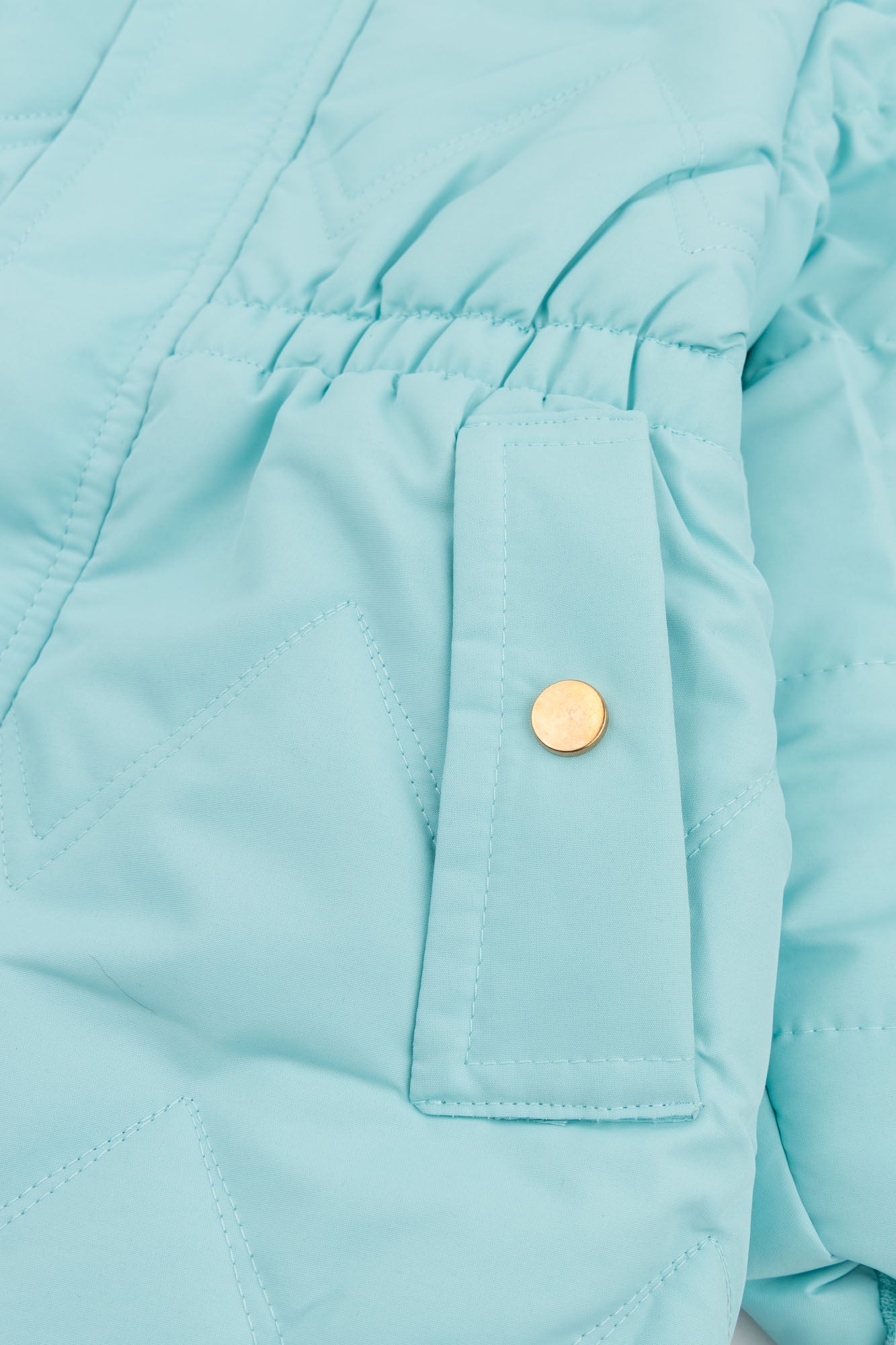 The Chevron Aqua Puffer Jacket