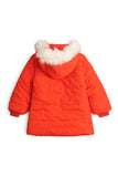 The Chevron Orange Puffer Jacket