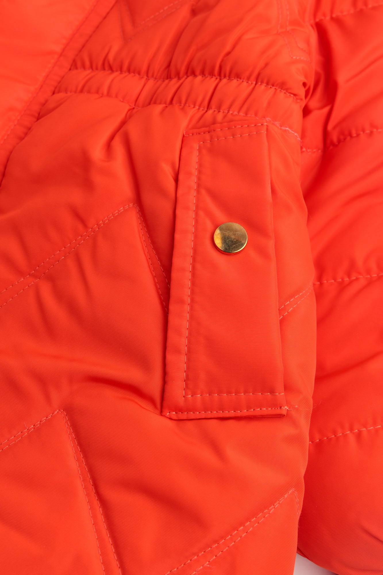 The Chevron Orange Puffer Jacket