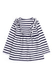 Striped Ruffle Knit Dress