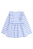Striped Ruffle Knit Dress