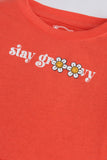 Peplum Stay Groovy Top