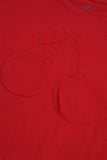 Girls’ Cherry Embossed Crop Tee