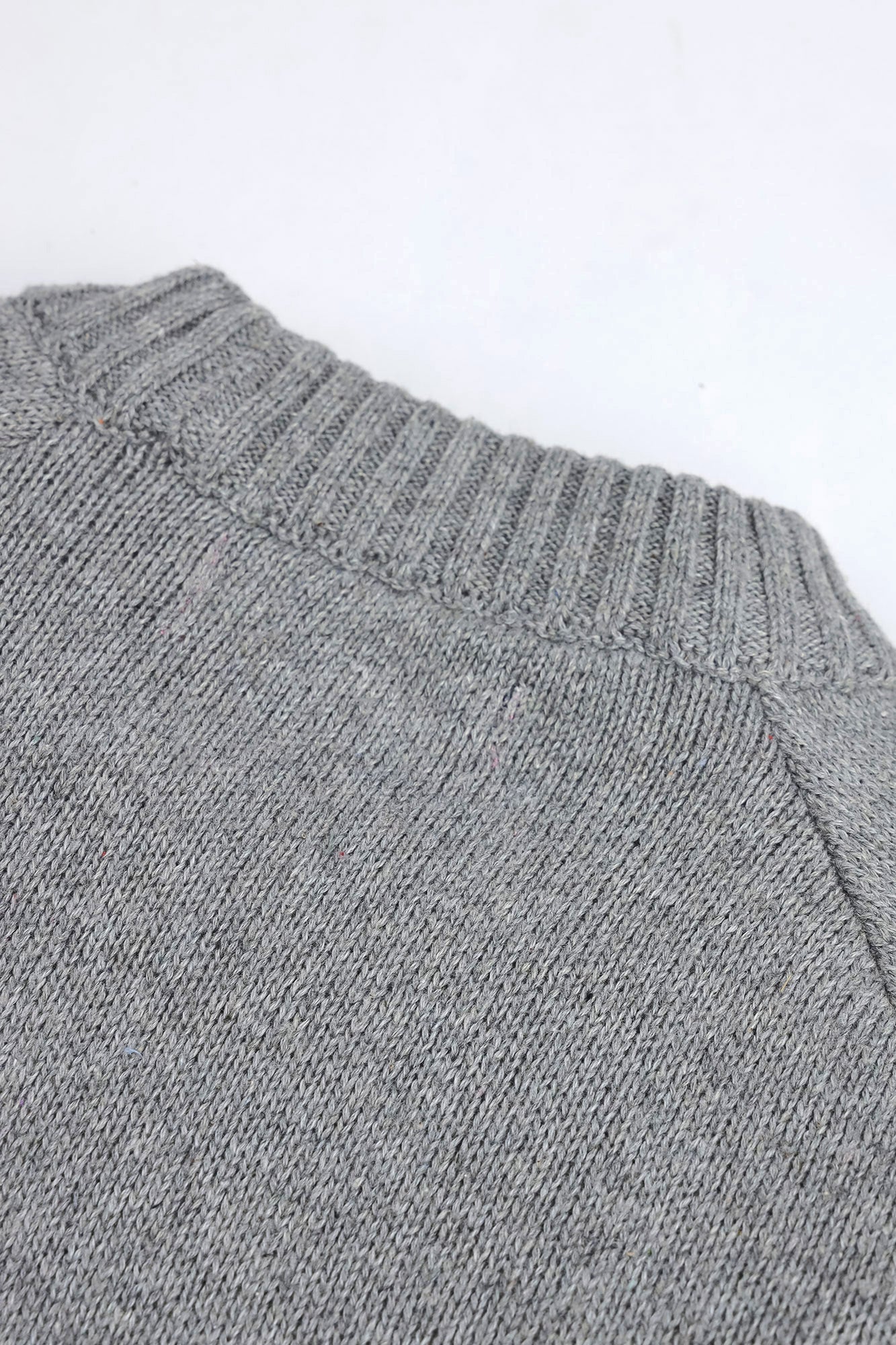 Curved Hem Raglan Sweater
