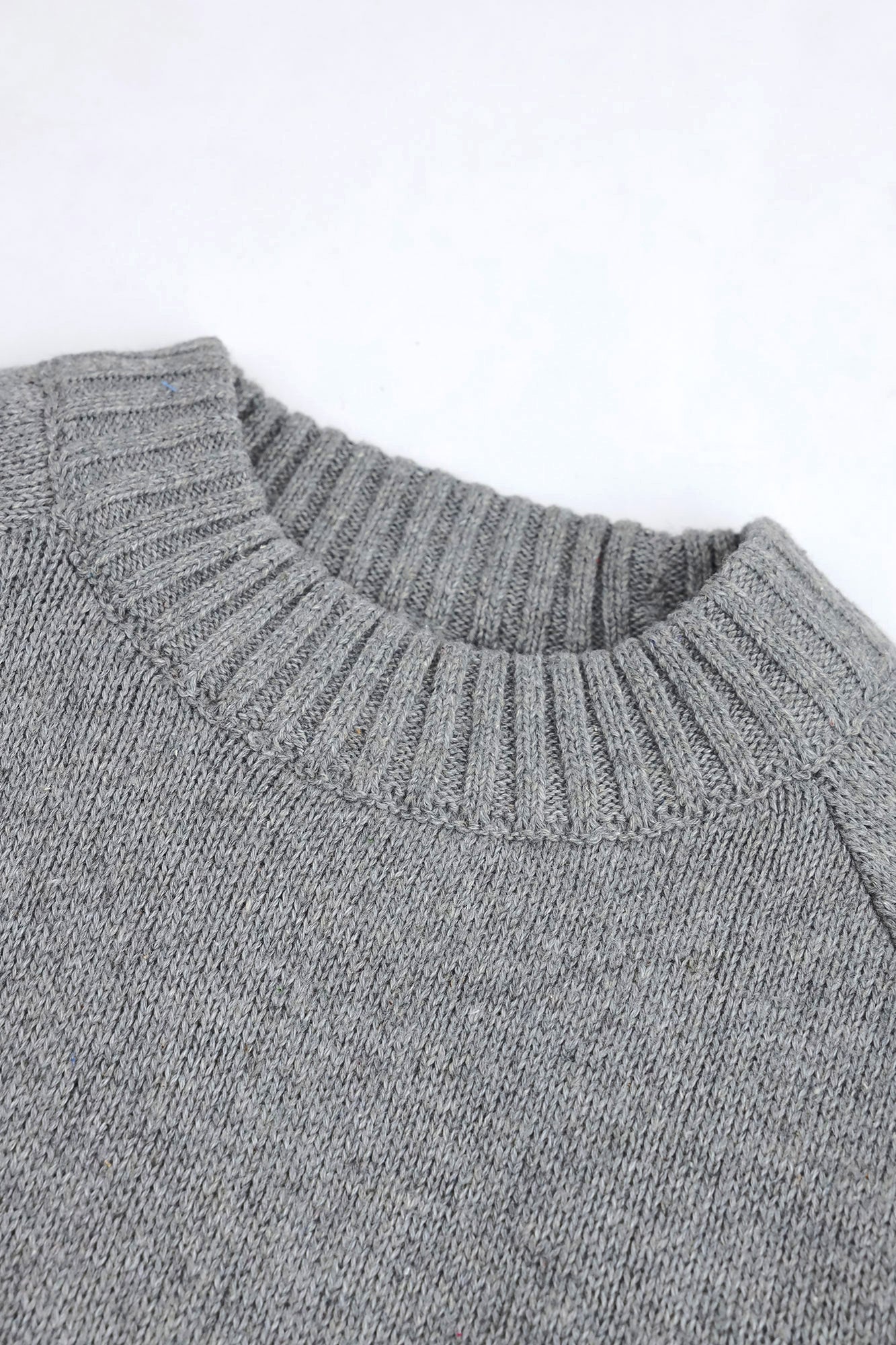 Curved Hem Raglan Sweater