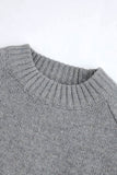 Curved Hem Raglan Sweater