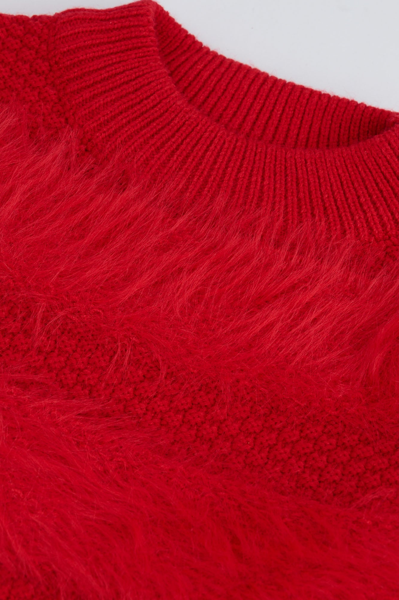 Red Faux Fur Co-ORD Set
