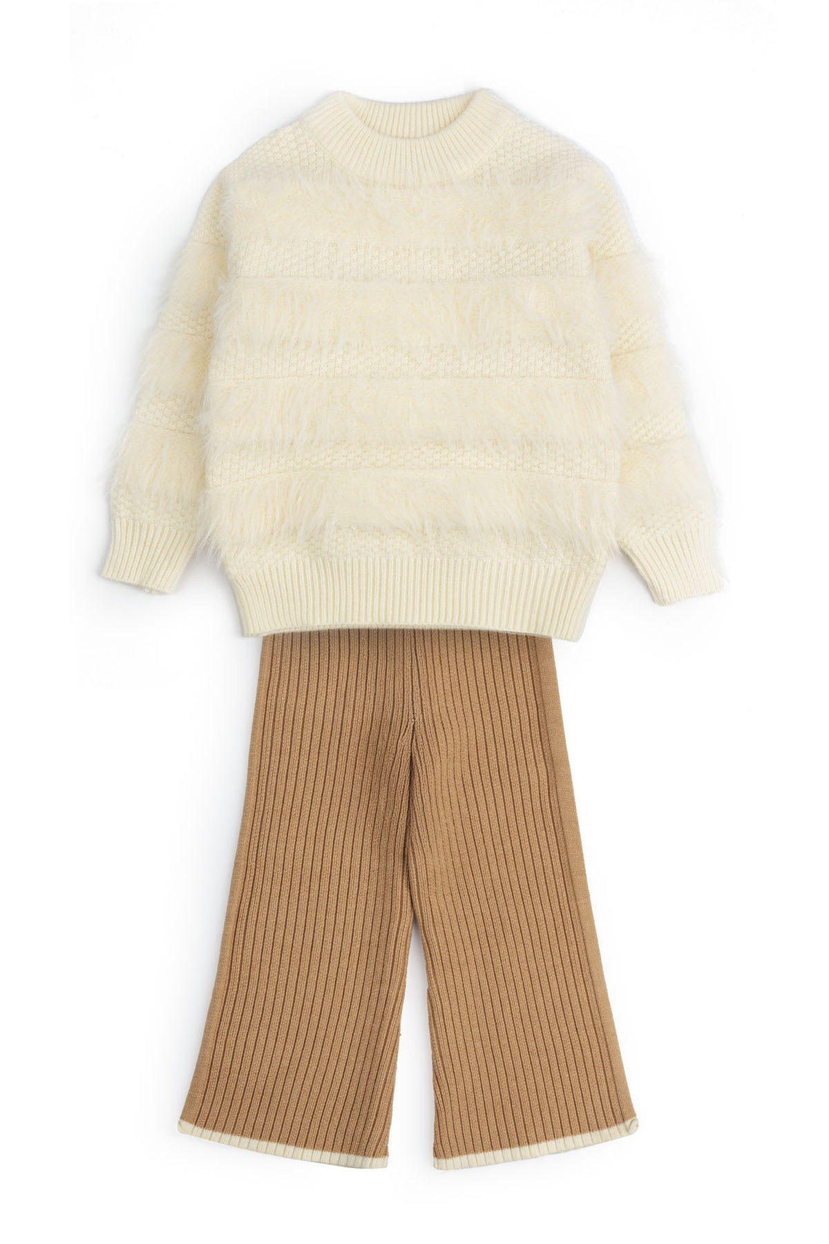 White Faux Fur Co-ORD Set