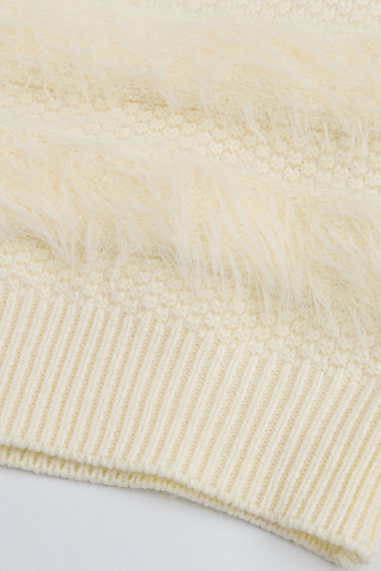 White Faux Fur Co-ORD Set